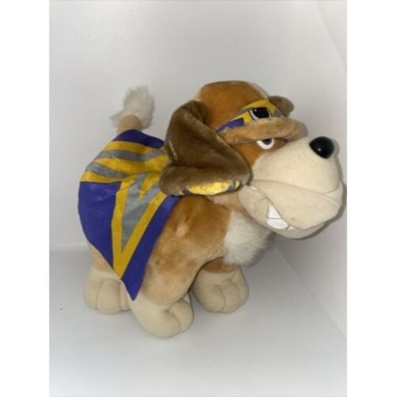 Vintage 1991 Tonka Pooch Patrol Puppy Dog Plush Stuffed Animal Toy w/ Cape 90s - Picture 1 of 8